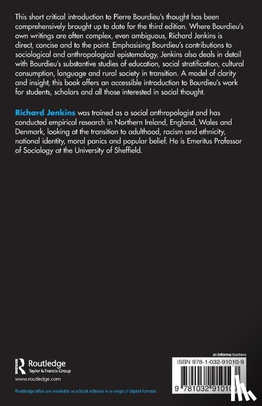 Jenkins, Richard (University of Sheffield - Pierre Bourdieu