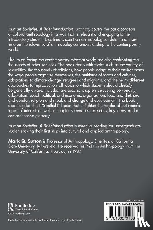 Sutton, Mark Q. - Human Societies