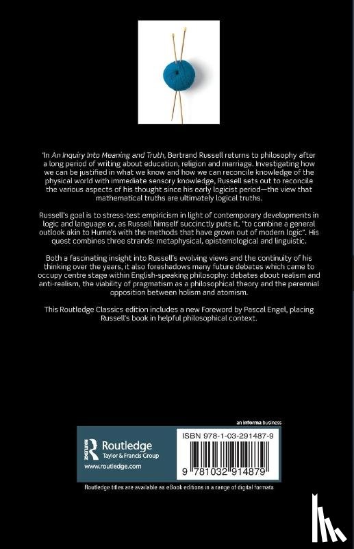 Russell, Bertrand - An Inquiry Into Meaning and Truth