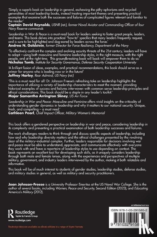 Johnson-Freese, Joan (US Naval War College - Leadership in War and Peace