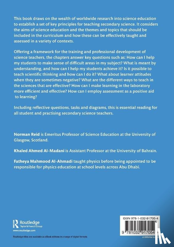 Reid, Norman, Al-Madani, Khaled Ahmed, Al-Ahmadi, Fatheya Mahmood - Science Education for the Future