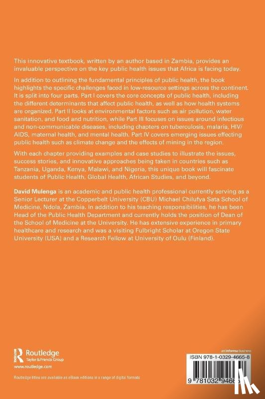 Mulenga, David - Understanding Public Health in Africa