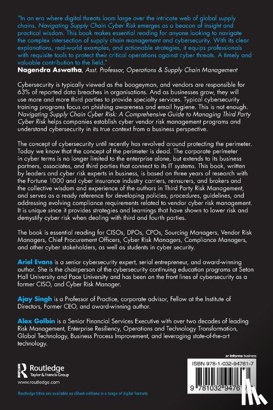 Evans, Ariel, Singh, Ajay, Golbin, Alex - Navigating Supply Chain Cyber Risk