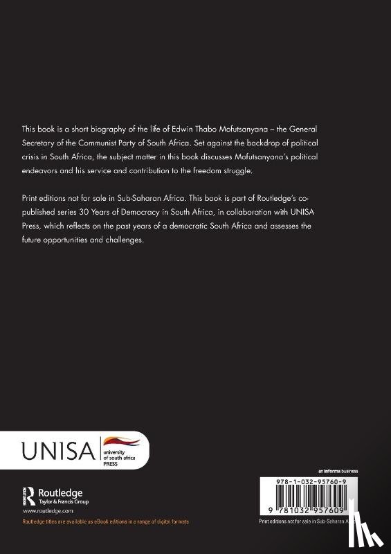 Edgar, Robert - The Making of an African Communist: Edwin Thabo Mofutsanyana