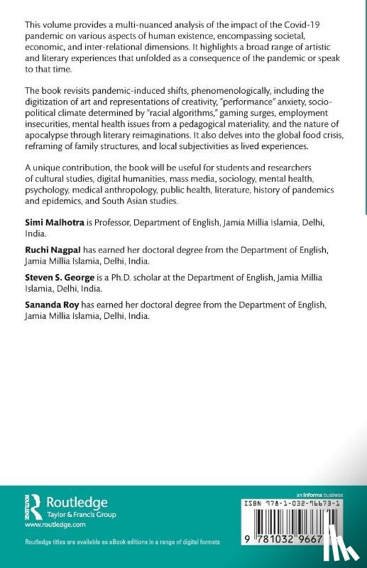  - Panorama of the Pandemic