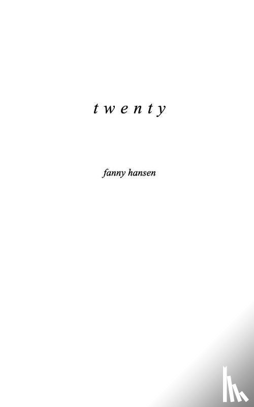 Hansen, Fanny - twenty