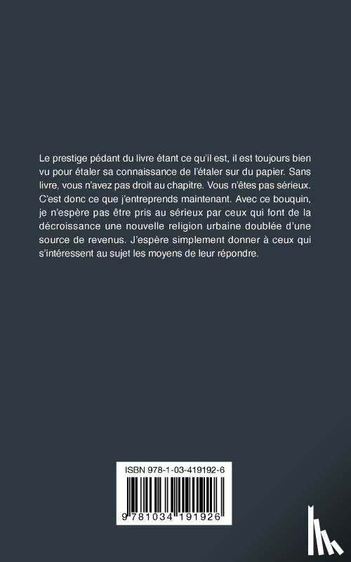 Frank - L'Arnaque decroissante