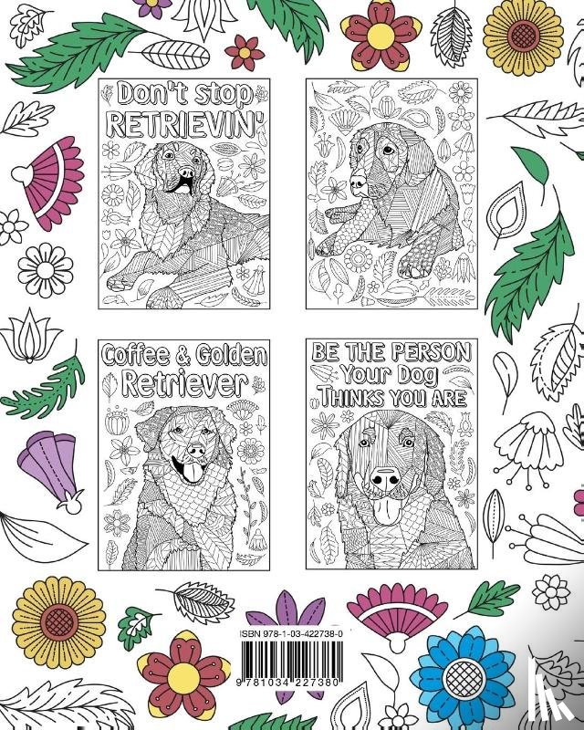 Paperland - Golden Retriever Coloring Book