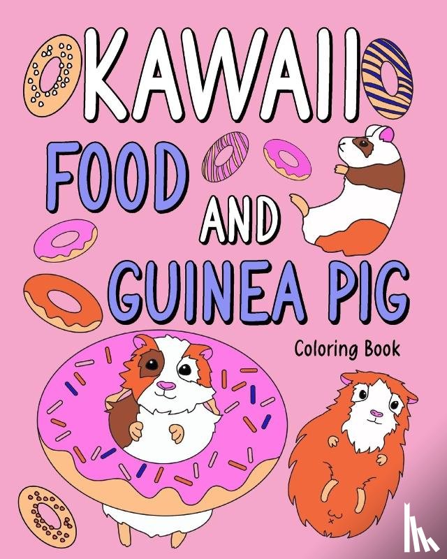 Paperland - Kawaii food and Guinea Pig Coloring Book