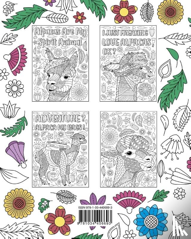 Paperland - Alpaca Coloring Book