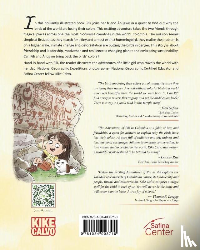 Calvo, Kike - The Adventures of Pili in Colombia. Dual Language Books for Children ( Bilingual English - Spanish ) Cuento en espanol
