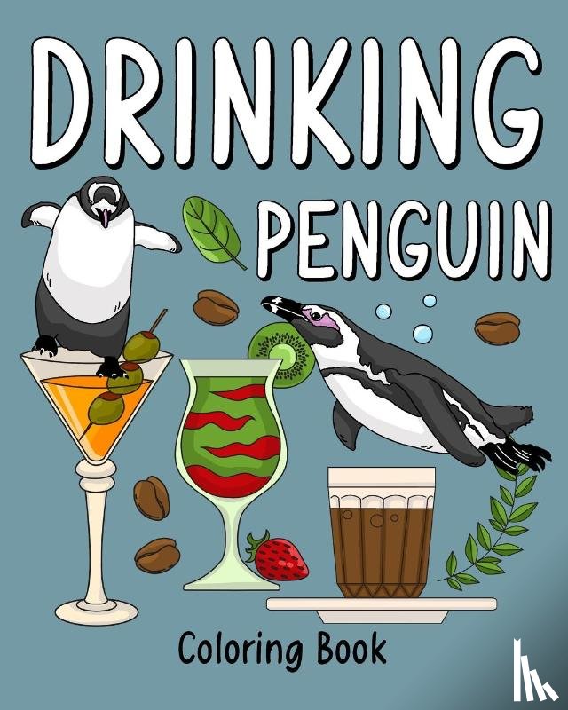 Paperland - Drinking Penguin Coloring Book