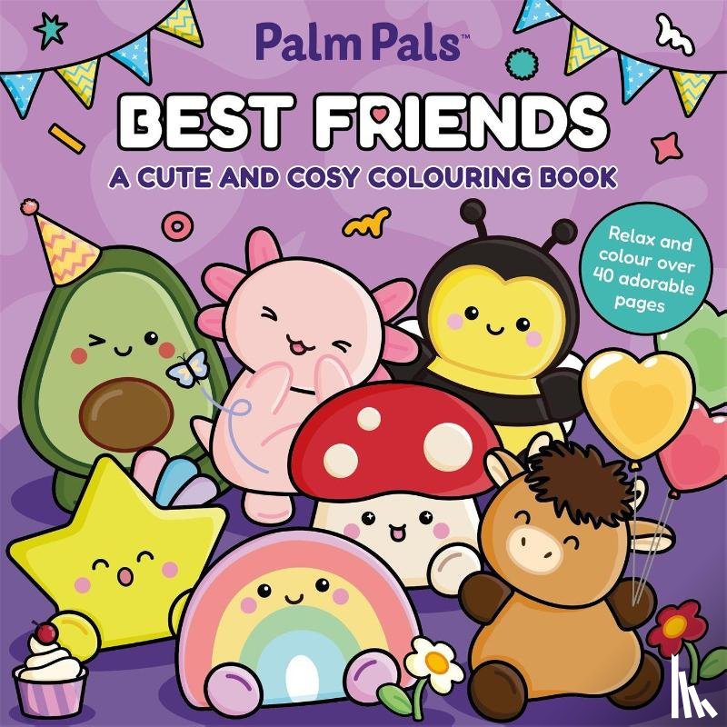 Pals, Palm - Palm Pals Best Friends: A Cute and Cosy Colouring Book