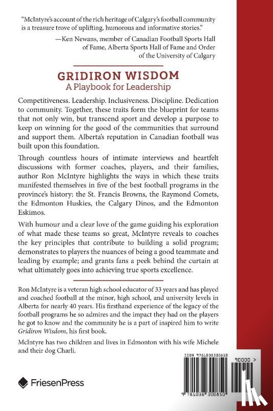 McIntyre, Ron - Gridiron Wisdom