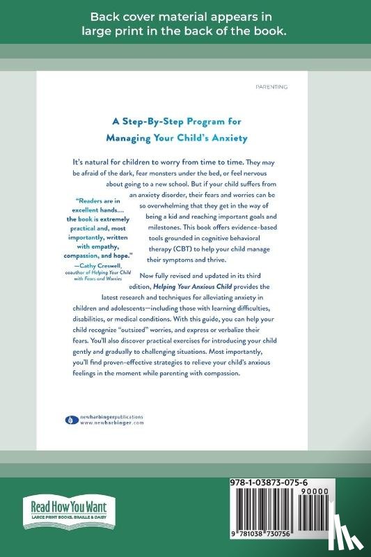 Rapee, Ronald - Helping Your Anxious Child