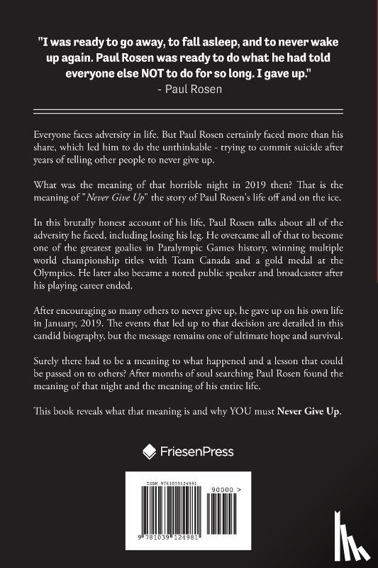 Rosen, Paul, Lajoie, Roger - Never Give Up