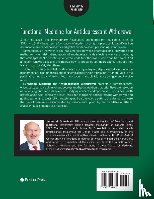 Greenblatt, James, Dimino, Jennifer C - Functional Medicine for Antidepressant Withdrawal