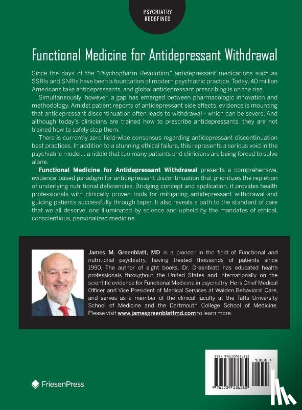 Greenblatt, James, Dimino, Jennifer C - Functional Medicine for Antidepressant Withdrawal