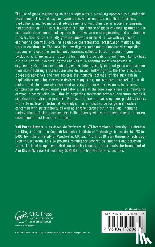 Asmara, Yuli Panca - Green Engineering Materials