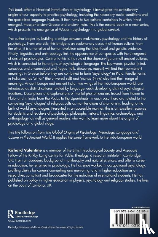 Valentine, Richard (Researcher and Cultural Consultant for the induction of international students coming to UK universities.) - Shamanism and Psychology in Ancient Greece and India