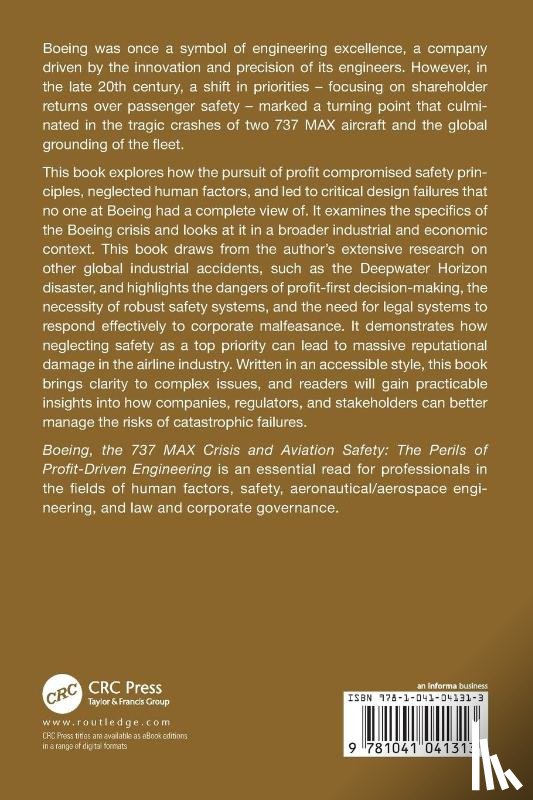 Hopkins, Andrew - Boeing, the 737 MAX Crisis and Aviation Safety