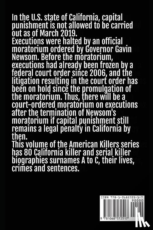 Faulkner, Barry - AMERICAN KILLERS VOL. 5 California A to C.