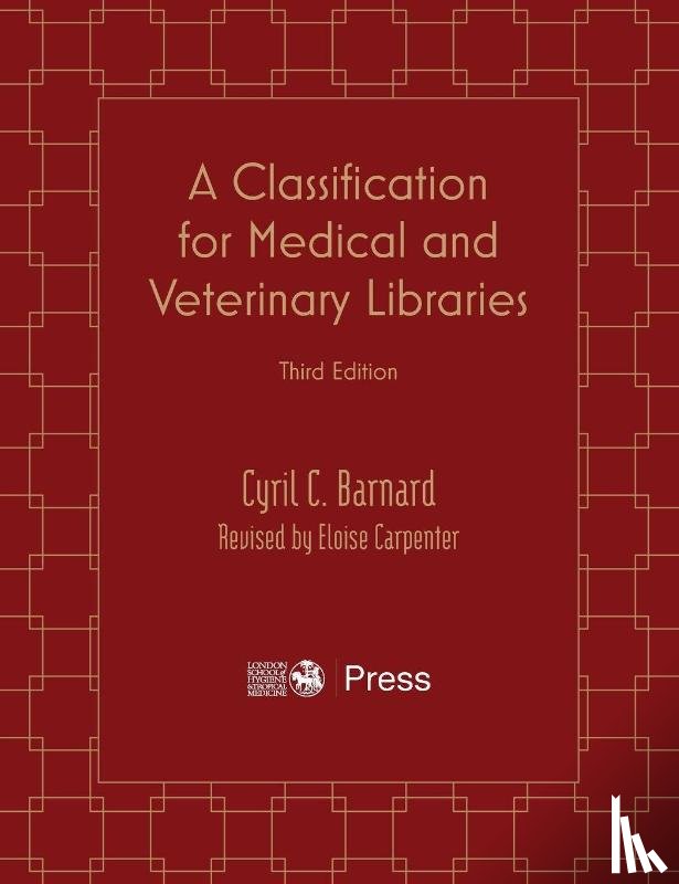 Barnard, Cyril C - A Classification for Medical and Veterinary Libraries