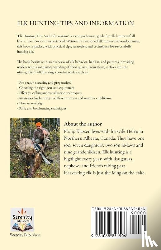Klassen, Philip - Elk Hunting Tips and Information