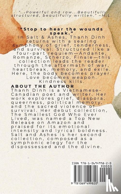 Dinh, Thanh - Salt & Ashes
