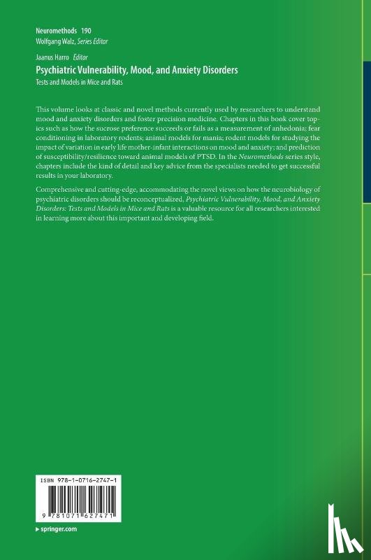  - Psychiatric Vulnerability, Mood, and Anxiety Disorders
