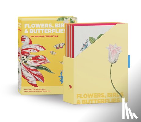 Pomegranate - Flowers, Birds, & Butterflies Celebrations Boxed Notecards