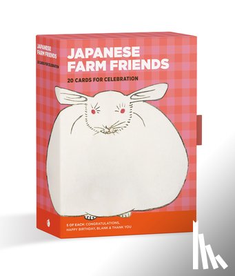Pomegranate - Japanese Farm Friends Celebrations Boxed Notecards