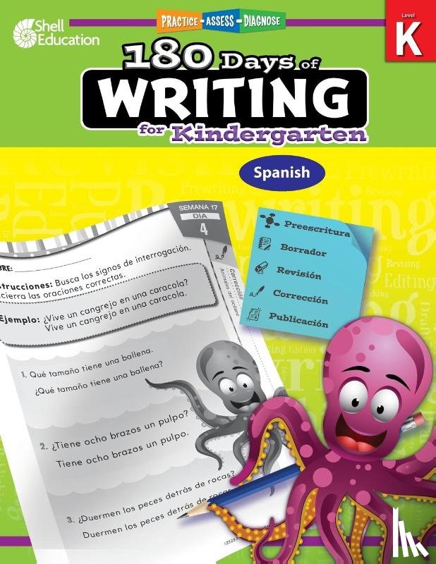 Pearce, Tracy - 180 Days of Writing for Kindergarten (Spanish)