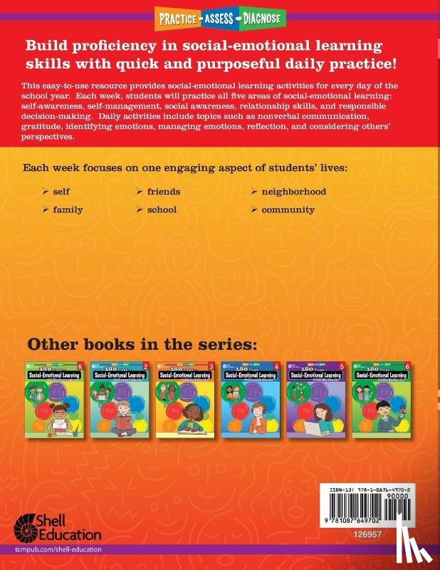 Hinrichsen, Kris, Hinrichsen, Kayse - 180 Days™: Social-Emotional Learning for First Grade