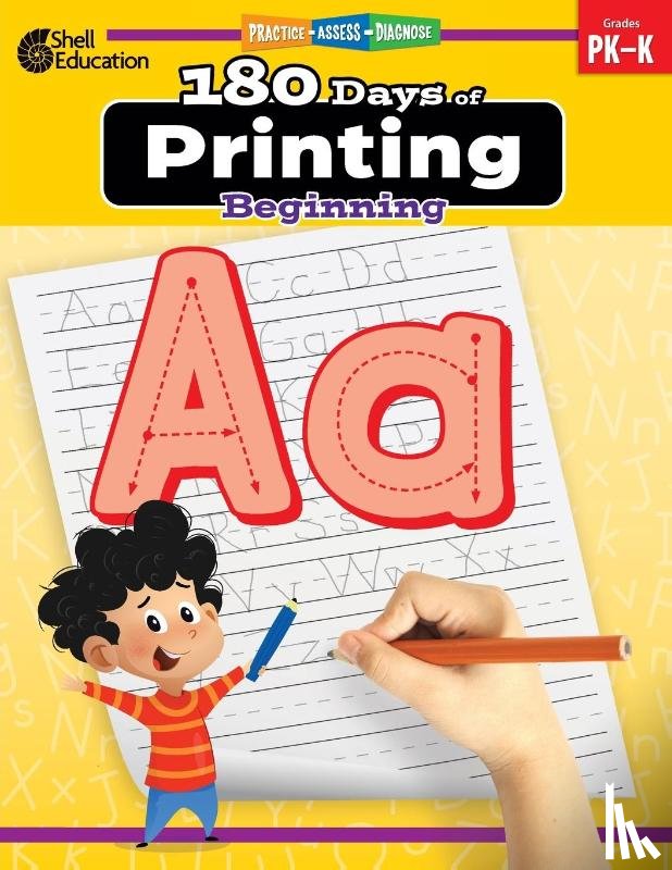 Shell Education - 180 Days™: Printing: Beginning