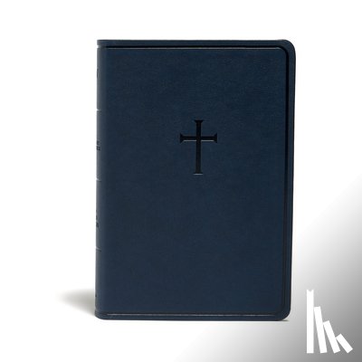 Holman Bible Publishers - KJV Everyday Study Bible, Navy Cross Leathertouch