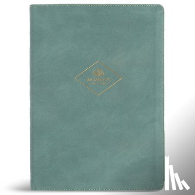 CSB Bibles by Holman - CSB Women's Study Bible, Earthen Teal Suedesoft