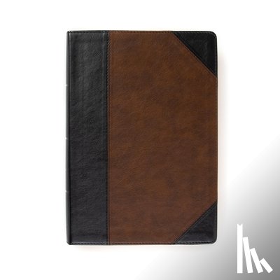 Holman Bible Publishers - KJV Super Giant Print Reference Bible, Black/Brown Leathertouch