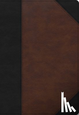 Holman Bible Publishers - KJV Super Giant Print Reference Bible, Black/Brown Leathertouch, Indexed