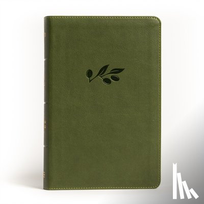Holman Bible Publishers - NASB Large Print Personal Size Reference Bible, Olive Leathertouch