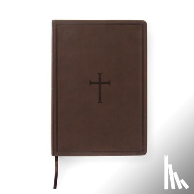 Csb Bibles by Holman - CSB Super Giant Print Reference Bible, Value Edition, Brown Leathertouch