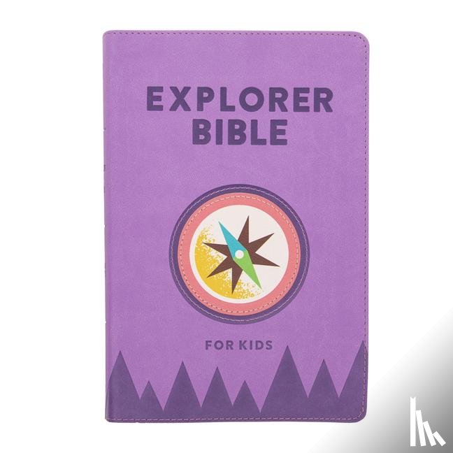 Csb Bibles By Holman - CSB Explorer Bible for Kids, Lavender Compass Leathertouch, Indexed