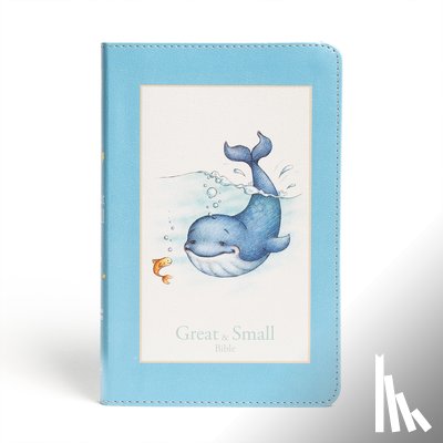 Csb Bibles by Holman - CSB Great and Small Bible, Blue Leathertouch: A Keepsake Bible for Babies