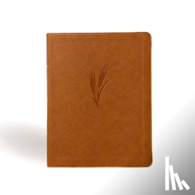 Csb Bibles by Holman - CSB Notetaking Bible, Large Print Edition, Camel Leathertouch