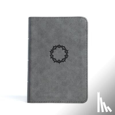 Csb Bibles by Holman - CSB Large Print Compact Reference Bible, Stone Leathertouch