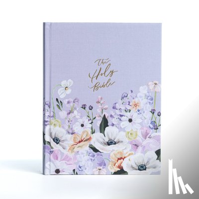 Holman Bible Publishers - KJV Notetaking Bible, Large Print Hosanna Revival Edition, Lavender/Peach Cloth Over Board
