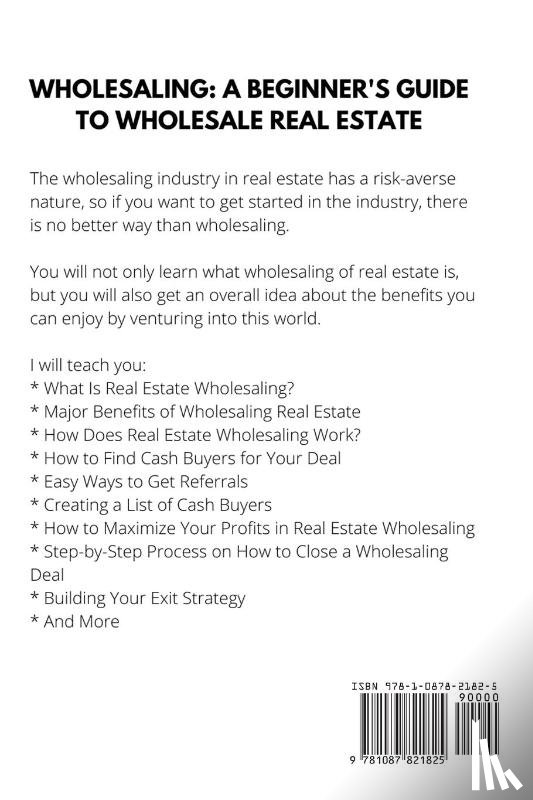 Nora, Glenn - Wholesaling