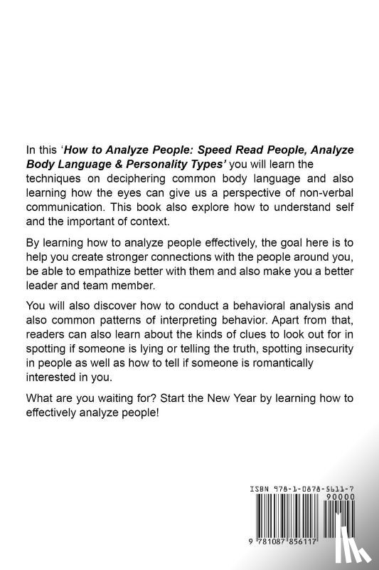 Benedict, Edward - How to Analyze People