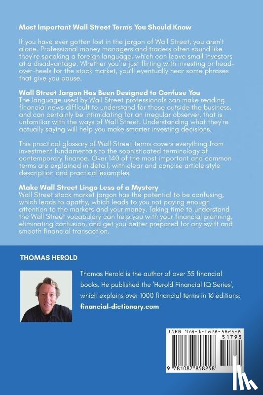 Herold, Thomas - Wall Street Terms - Financial Education Is Your Best Investment