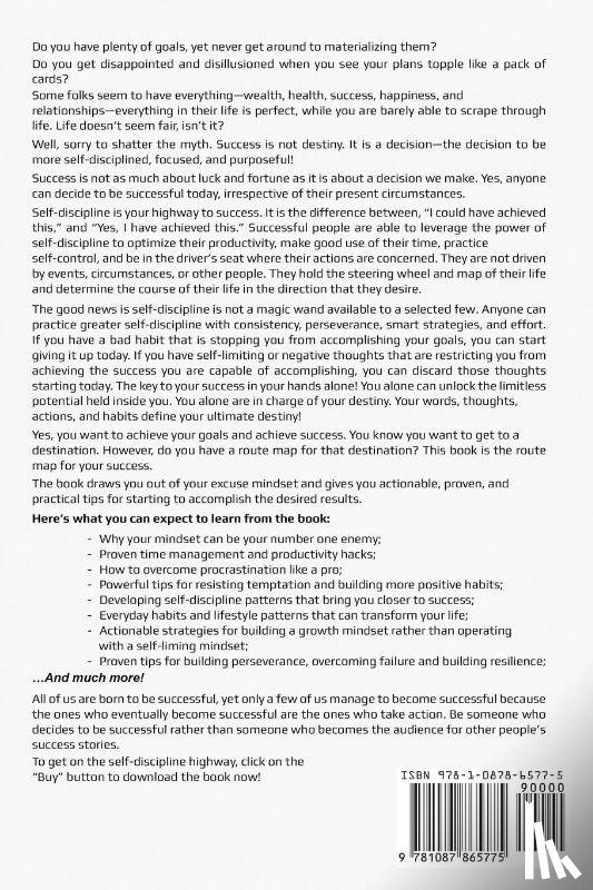 Harper, Elliot - Self-Discipline